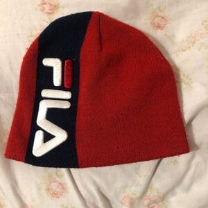 Fila Mens Bold Red and Navy Hat